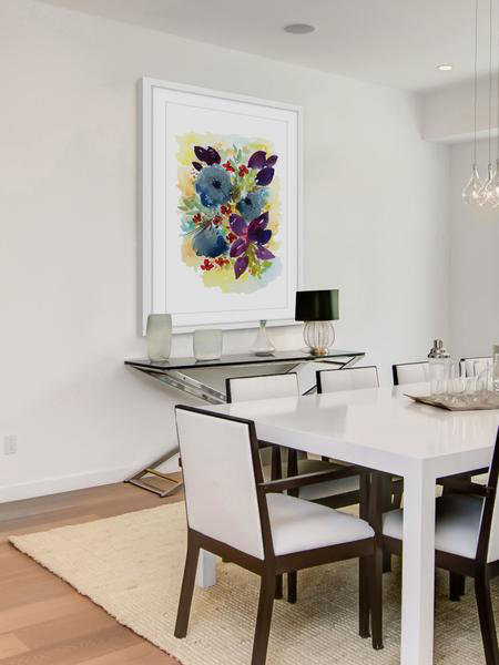 Lindsay Megahed - Single Picture Frame Painting, 91cm H x 61cm W
