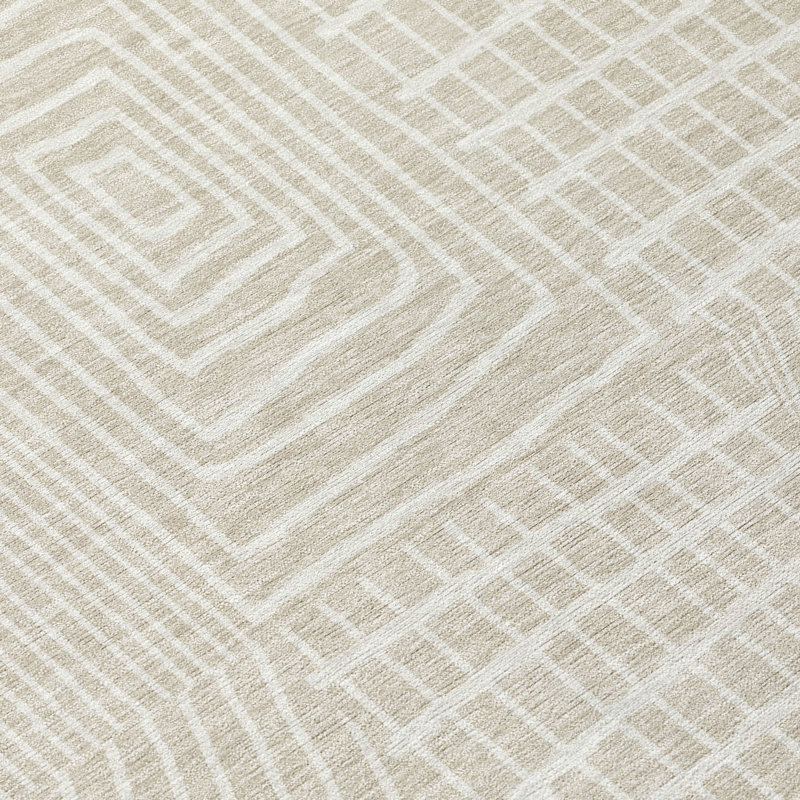 Tapis intérieur / extérieur beige Owen , 3 pi x 5 pi
