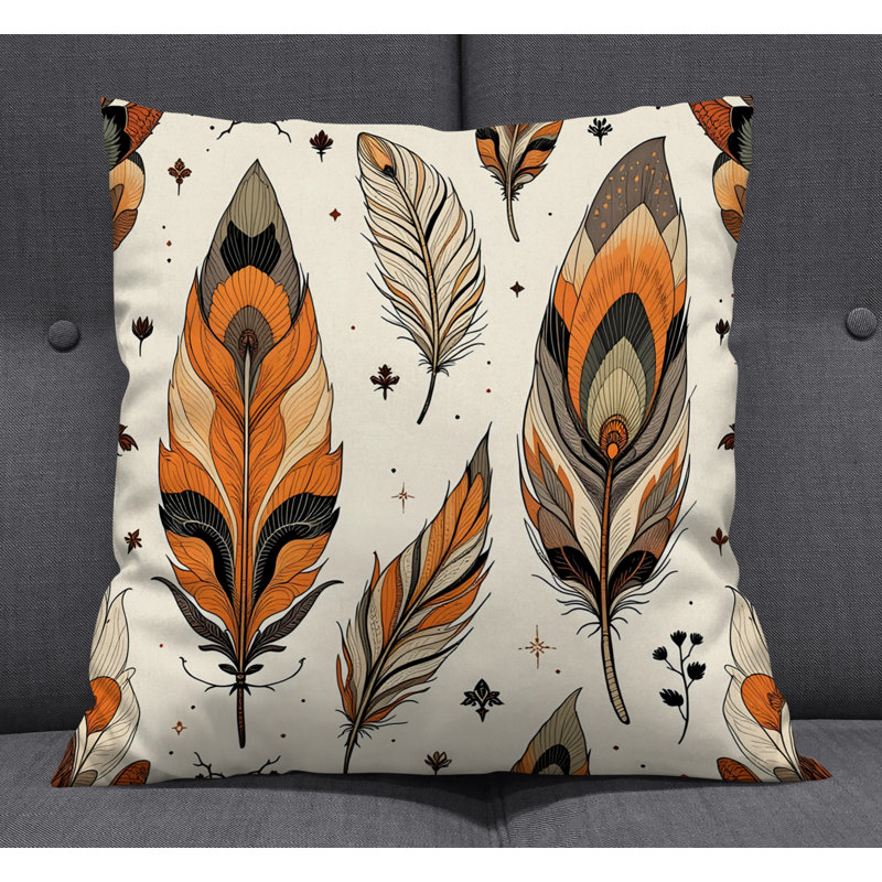 Coussin décoratif, H 20 po x l 20 po, Polyester