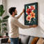 Hibiscus Cluster Botanical - Framed Print-1331774985-1331775088