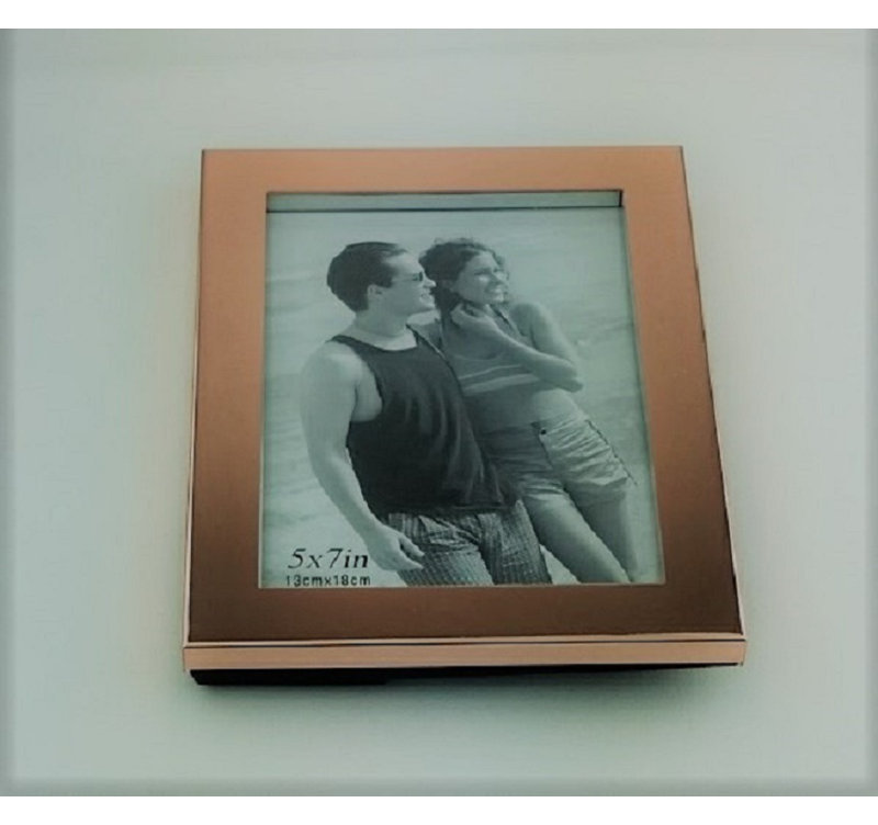 Cadre photo Litwin, 5 po x 7 po, Cuivre