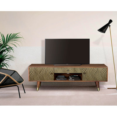 Mia Unfinished TV Stand for TVs up to 65"