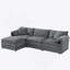 Canapé modulaire luxueux en chenille avec plusieurs conforts pour le salon-1581188068