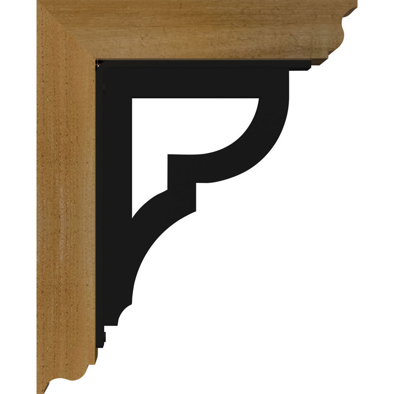 Support de fer triple Bradford, H 14 po x P 11 1/2 po, Cèdre rouge de l'Ouest l 4 po x T 2 po (sciage br