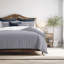Ensemble de couvre-lit en coton indigo / ivoire Walker-110450129