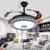 Vinco 42'' Bluetooth Ceiling Fan with LED Lights and Music Player