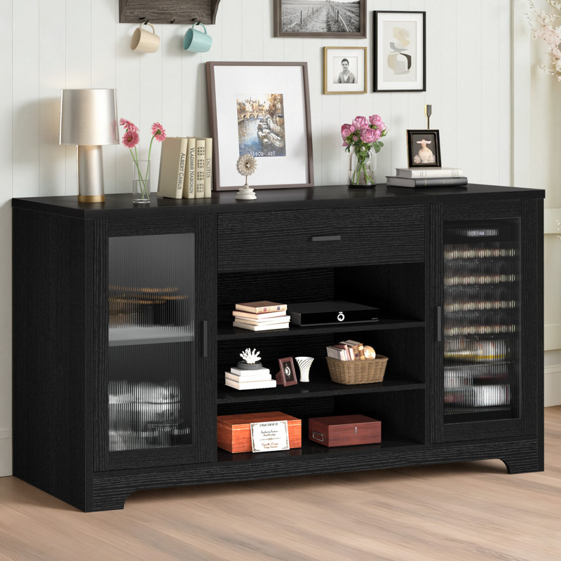 Armoire bar, Chêne noir