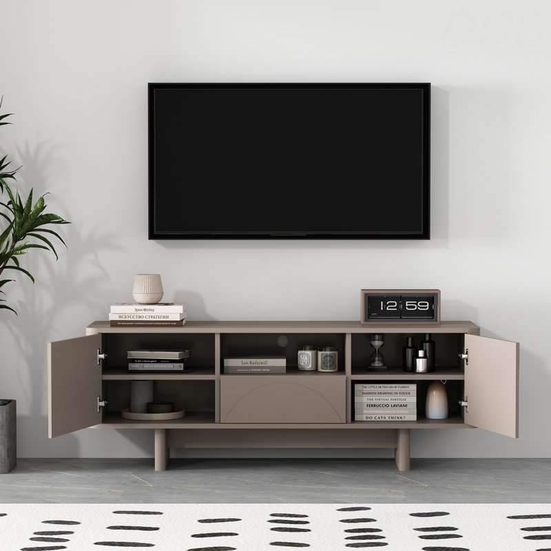 Meuble télé moderne pour le salon, meuble télé, Moka