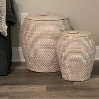 Canvey 5 Piece Manufacture Wood Basket Set Birch Lane