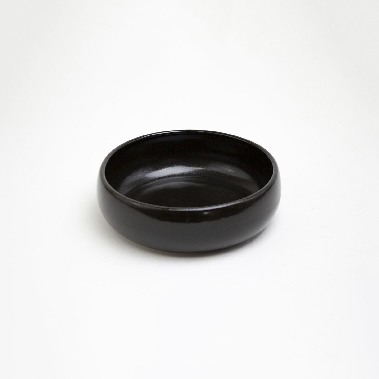 Borgen Stoneware Dessert Bowl, Onyx
