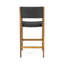 Tabouret en osier et bois Genesee