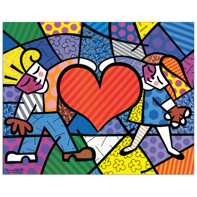Britto - No Frame Print on Wood