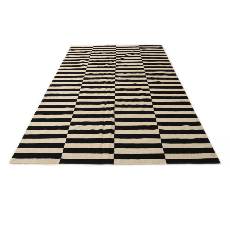Tapis noir et blanc Natale