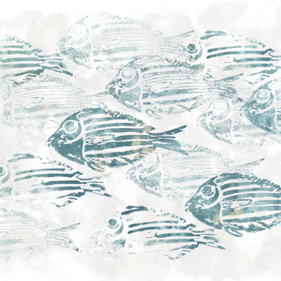 «Sealife Batik II», peinture sur toile