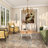 Glass Silver Wall Mirror with Square Mirrors