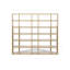 Crowl 224cm H x 255cm W Geometric Bookcase-14809439