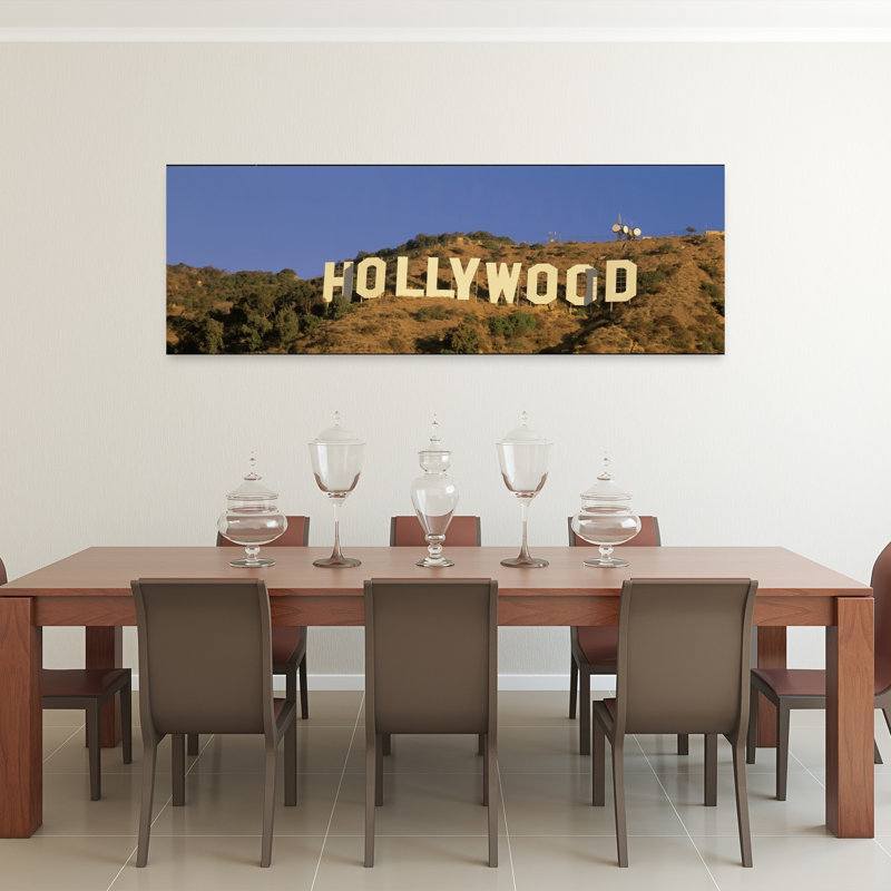 Hollywood Sign Los Angeles CA by J Sohm/VOA LLC - Wrapped Canvas Panoramic Print, 50.8 cm H x 152.4 cm W