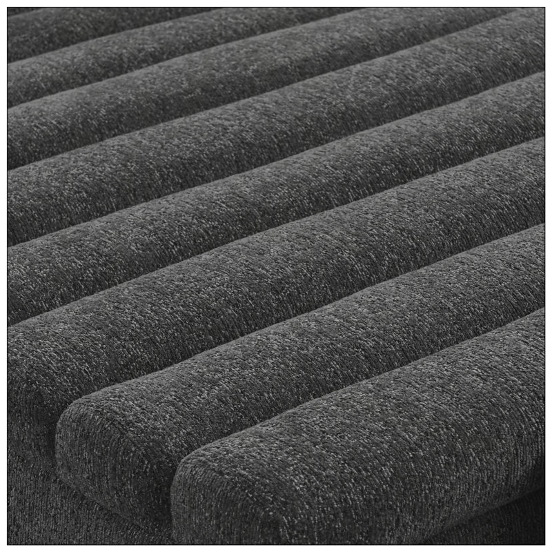 Single Seat Modular Sofa Replacement Cushion Sectional Component, Black