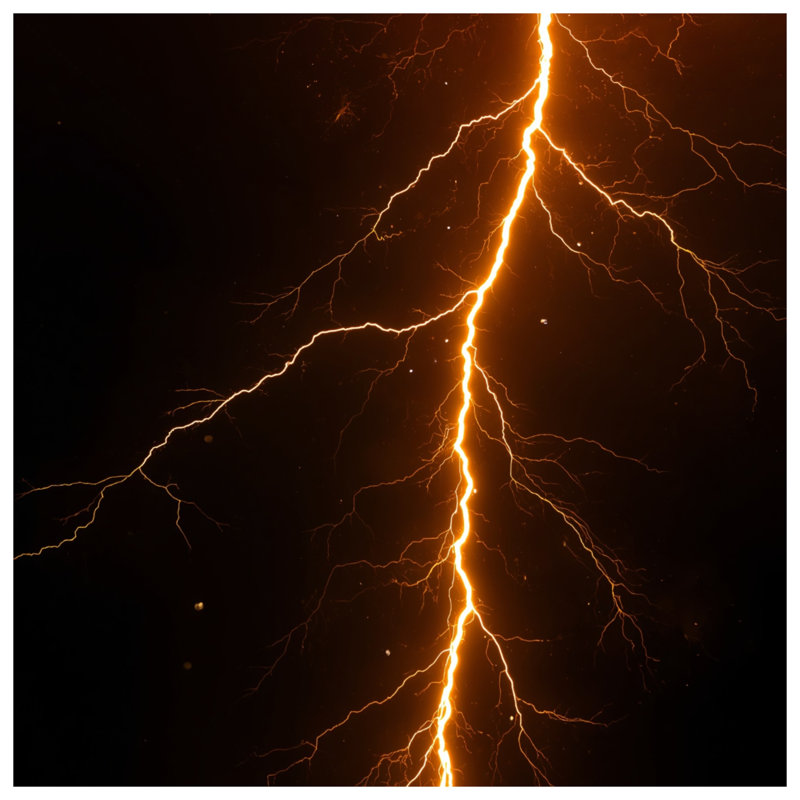 Housses de couette Bright Lightning Bolt, Très grand lit