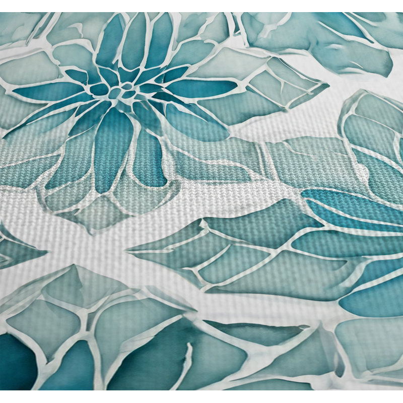  Crackled Glass Shower Curtain