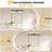 40'' 5-Light Matte Black Bathroom Vanity Light with Glass Shade-814337470-866321957