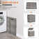 Wicker Laundry Hamper with Lid, 90L/110L Storage Capacity Wicker Clothes Basket with Handle and Removeable Liner
