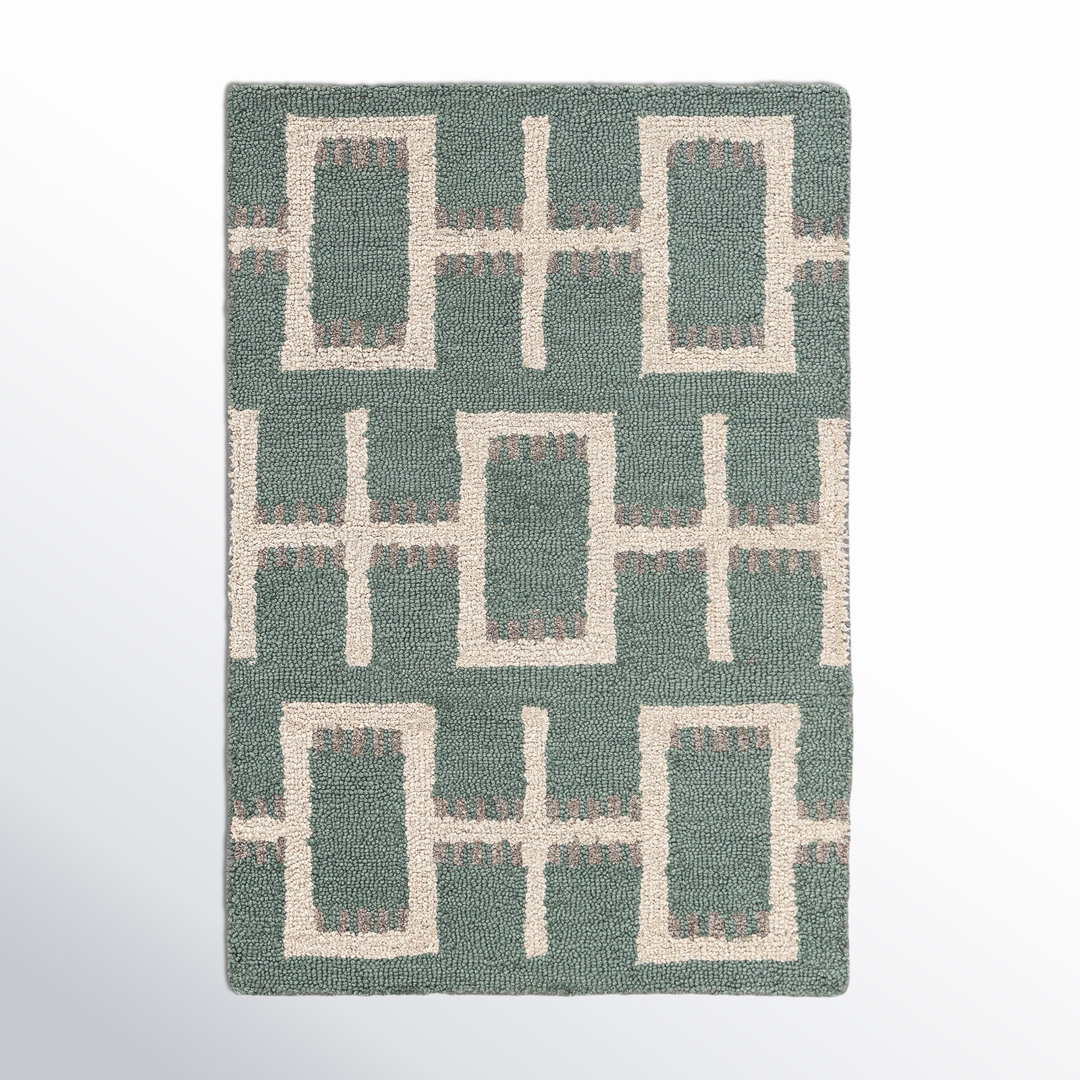 Elsey Hand Tufted Wool Geometric Indoor Rug AllModern Rug 