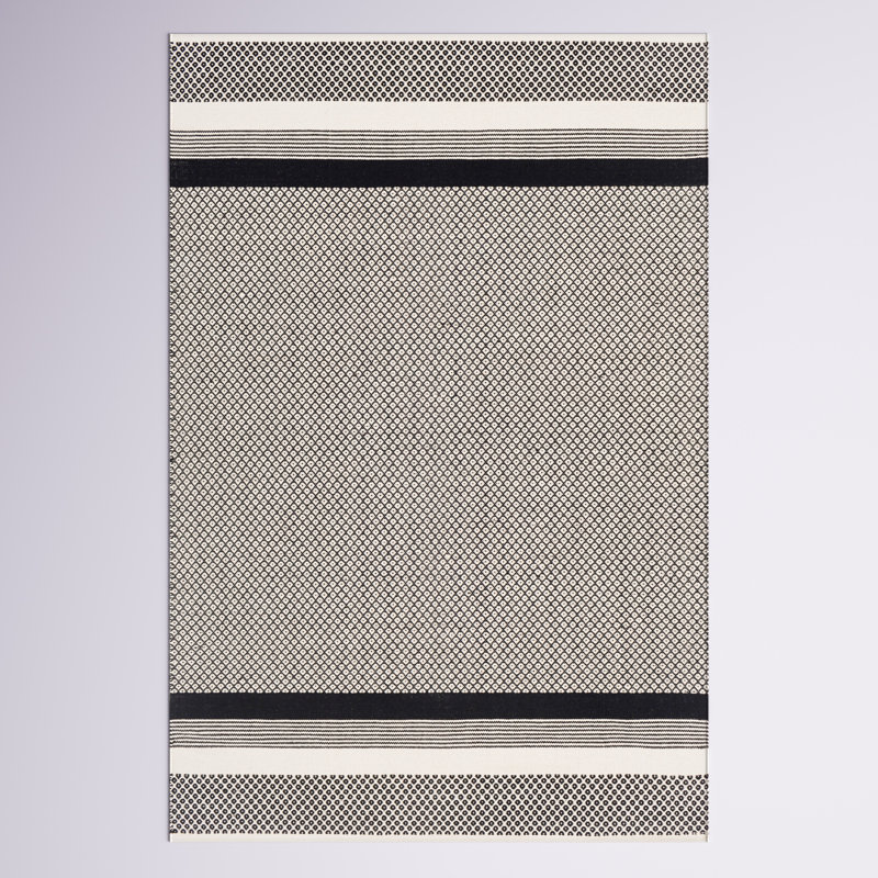 Courtdale Cotton Geometric Indoor Rug, Runner 2'6" x 8'