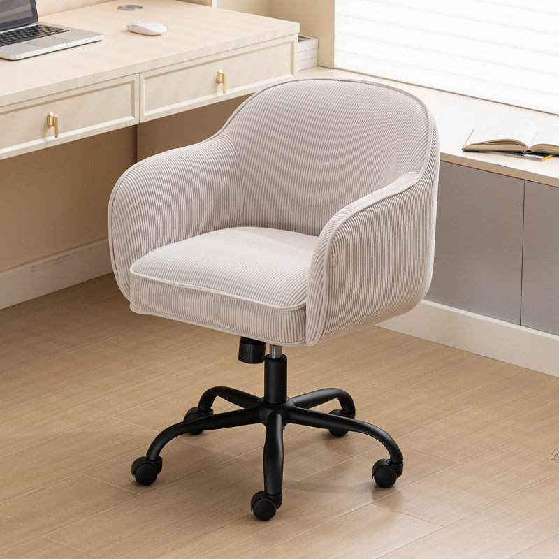 Chaise de bureau Dinorah, Beige