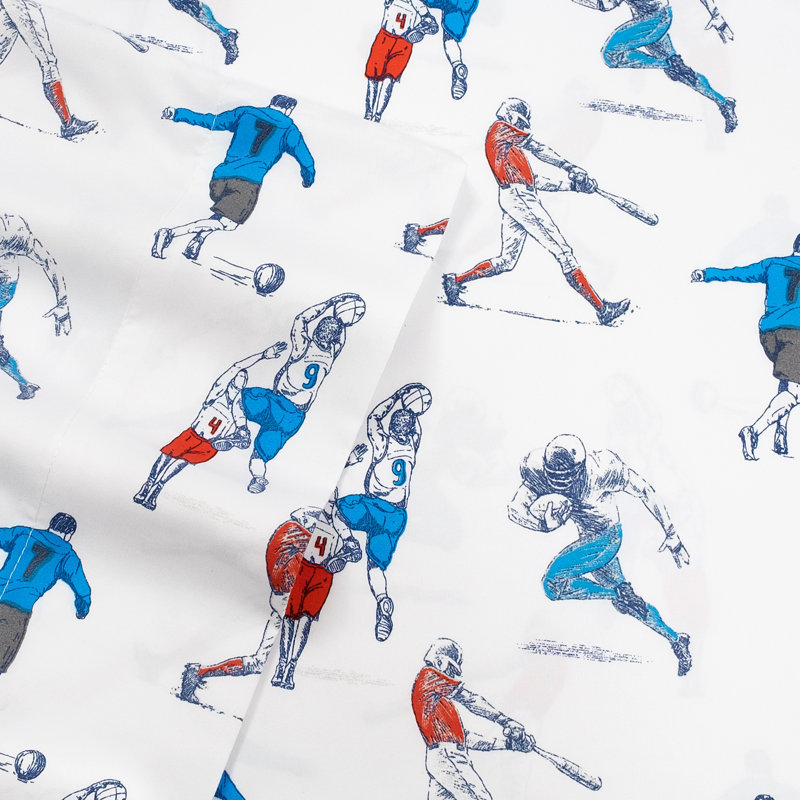 Draps en microfibre classiques pour enfants, Simple extra long, Sports