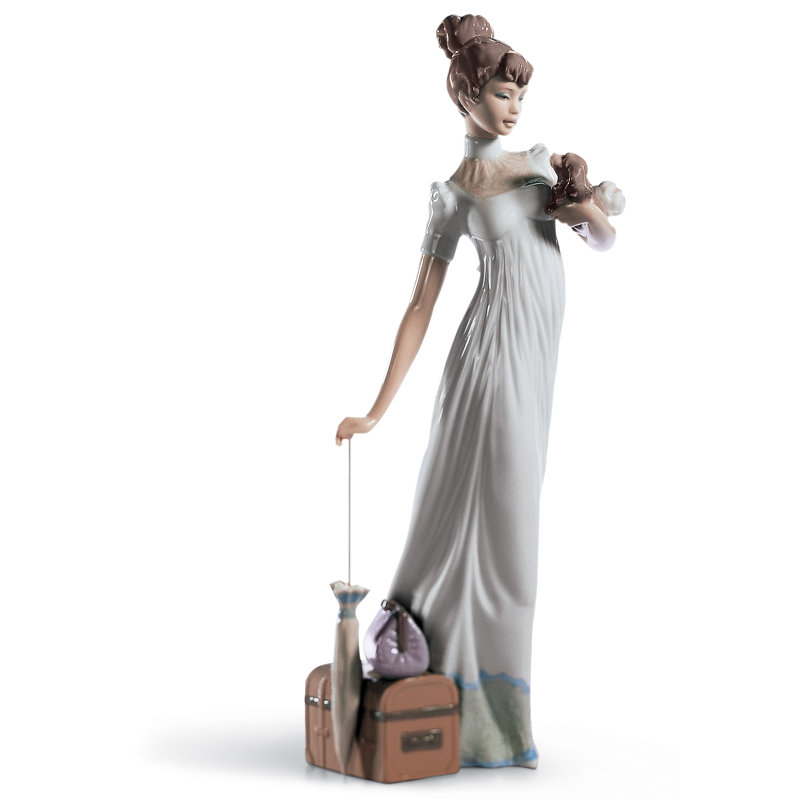 Figurine de femme compagnons de voyage