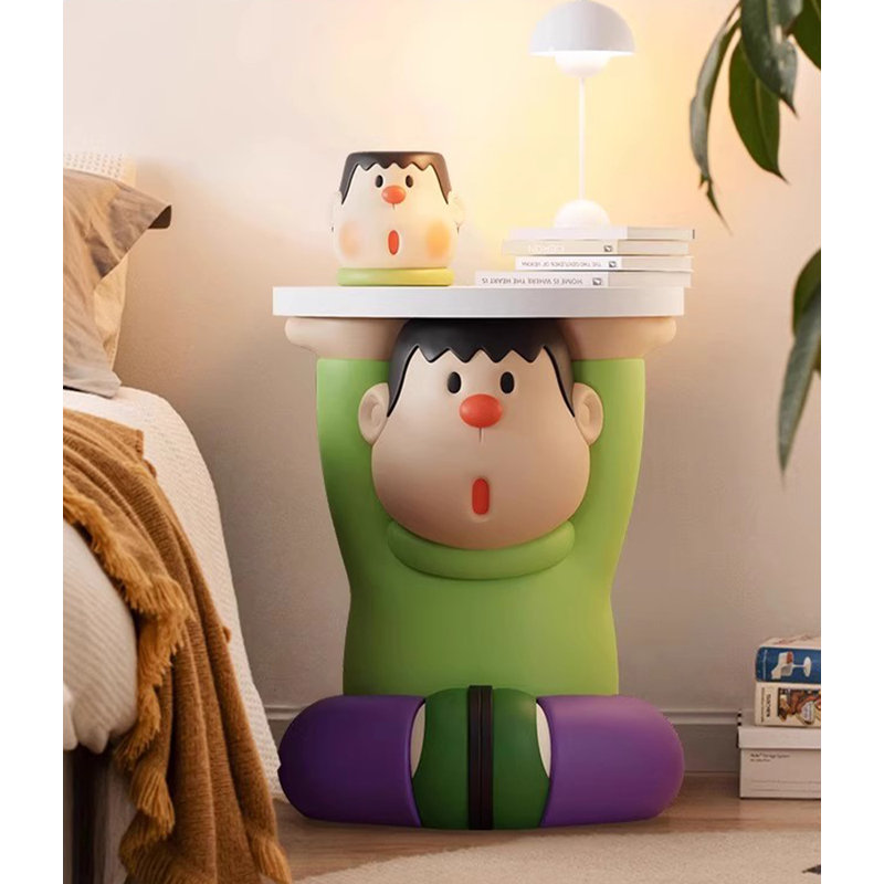 Ornement décoratif en résine pour table basse «Fat Bear»