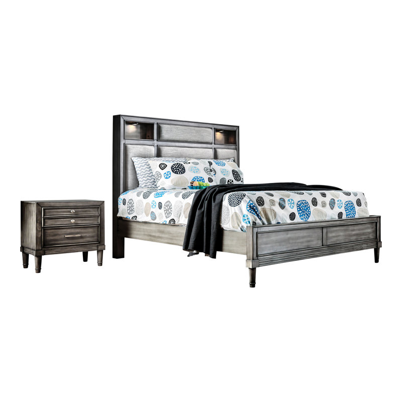Zola Solid Wood Piece Bedroom Set, California king