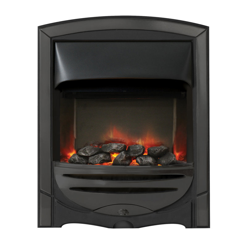 Daenerys Belfry Heating 51.5 cm W Electric Fireplace, Gun Metal, Artificial Coals