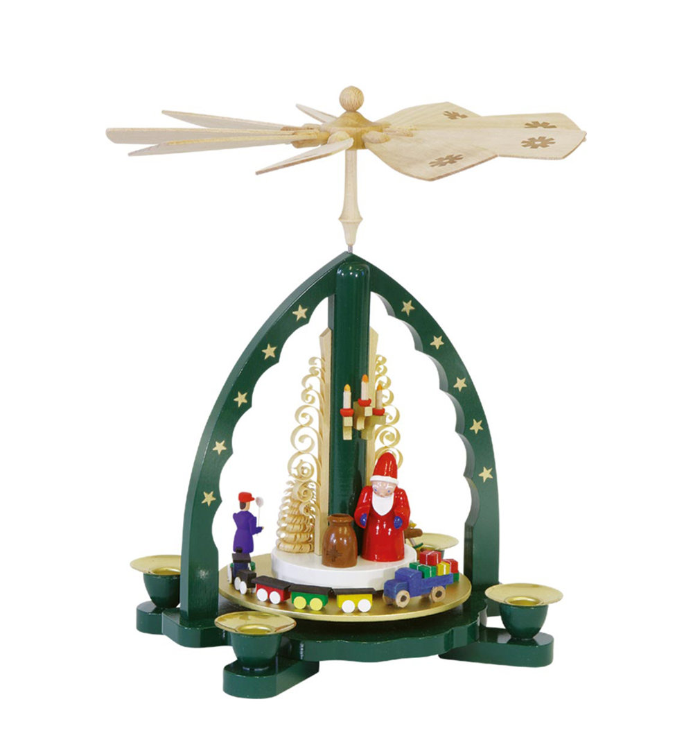 Richard Glaesser Santa and Toys Arch Pyramid The Holiday Aisle®