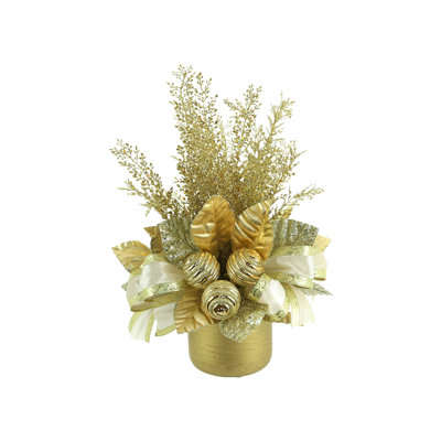 Faux Floral in Pot