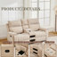 Ensemble de canapé inclinable manuel en tissu doux 2 pièces, canapé inclinable 3 places et causeuse 2 places avec console de rangement centrale, mobilier de cinéma maison inclinable pour salon, appartement et sous-sol-1328217190