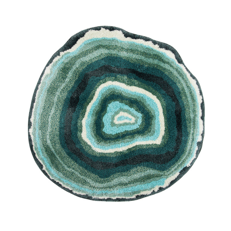 GREEN AGATE BATH RUG 31 MULTI 1