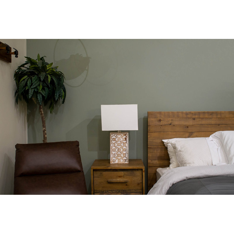 Lampe de table en bois massif Millerville