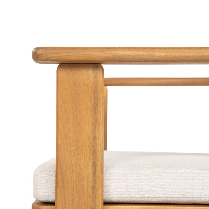 Outdoor Acacia Wood Dining Set With Cushion