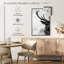 Visage de cerf noir et blanc-1823509820-1823509819