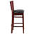 Claridge Solid Back Wooden Restaurant Barstool-31759984-31759986-55837285