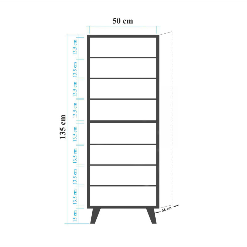 Babs 16 Pair Shoe Storage Cabinet