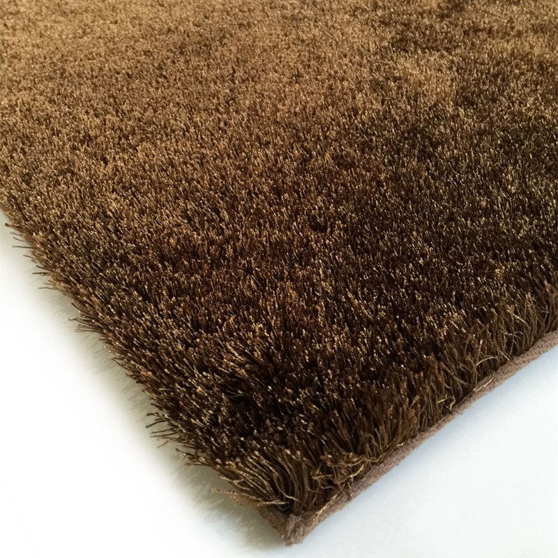 Tapis brun touffeté à la main Hargett, Rectangle 2 pi x 3 pi