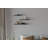 Modern Wall Shelf Set (3 Pieces), Anthracite Color, Sizes: 11.8 x 5.5 x 0.8 inches | 100% Melamine Coated Particle Board, Thickness: 0.7 inches | Easy Wall Mounting, Stylish Storage Solution for Home & Office-417131328