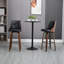Tabourets de bar pivotants en similicuir