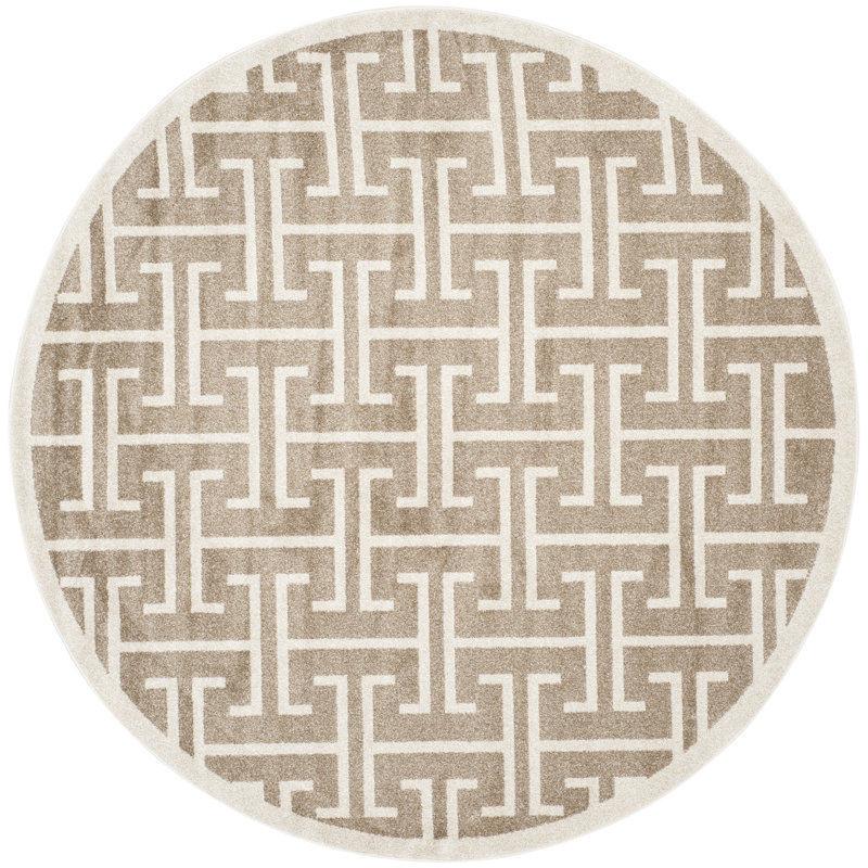 Tapis géométrique Amherst Performance, Rond 7 pi