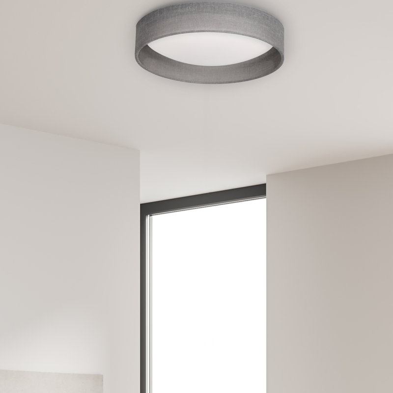 Jeannie LED Flush Mount, Gray