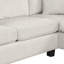 Chenille U-shaped Sectional Sofa With Movable Storage Ottoman For Modern Living Spaces