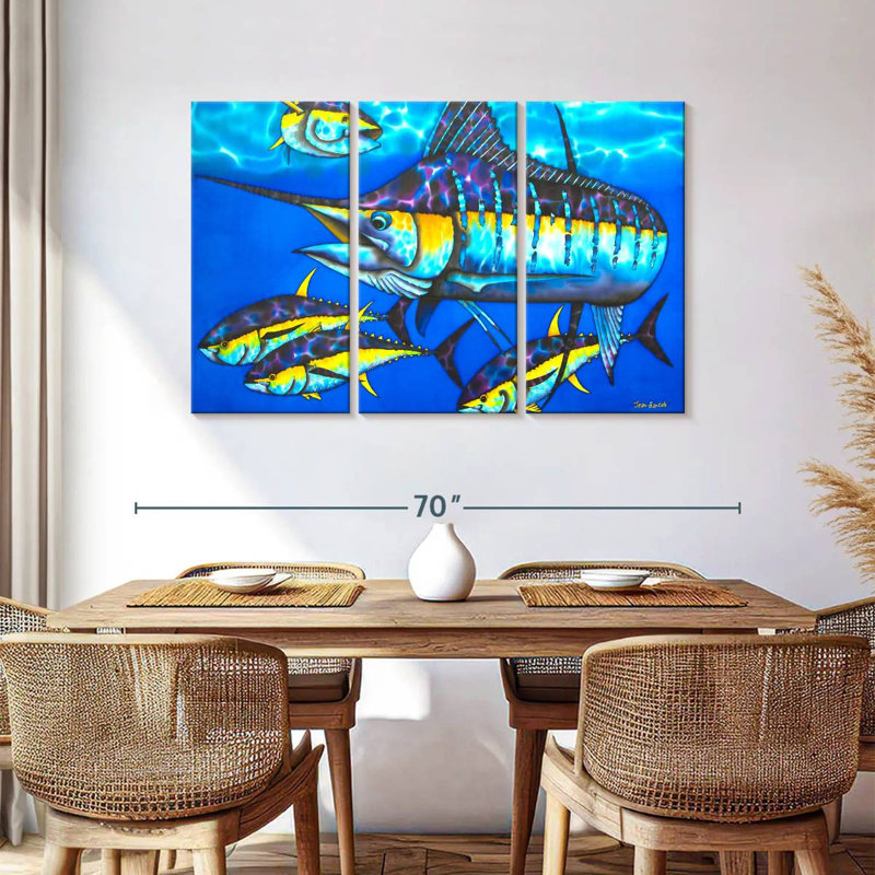 Brampt Majestic Blue, 36" H x 57" W